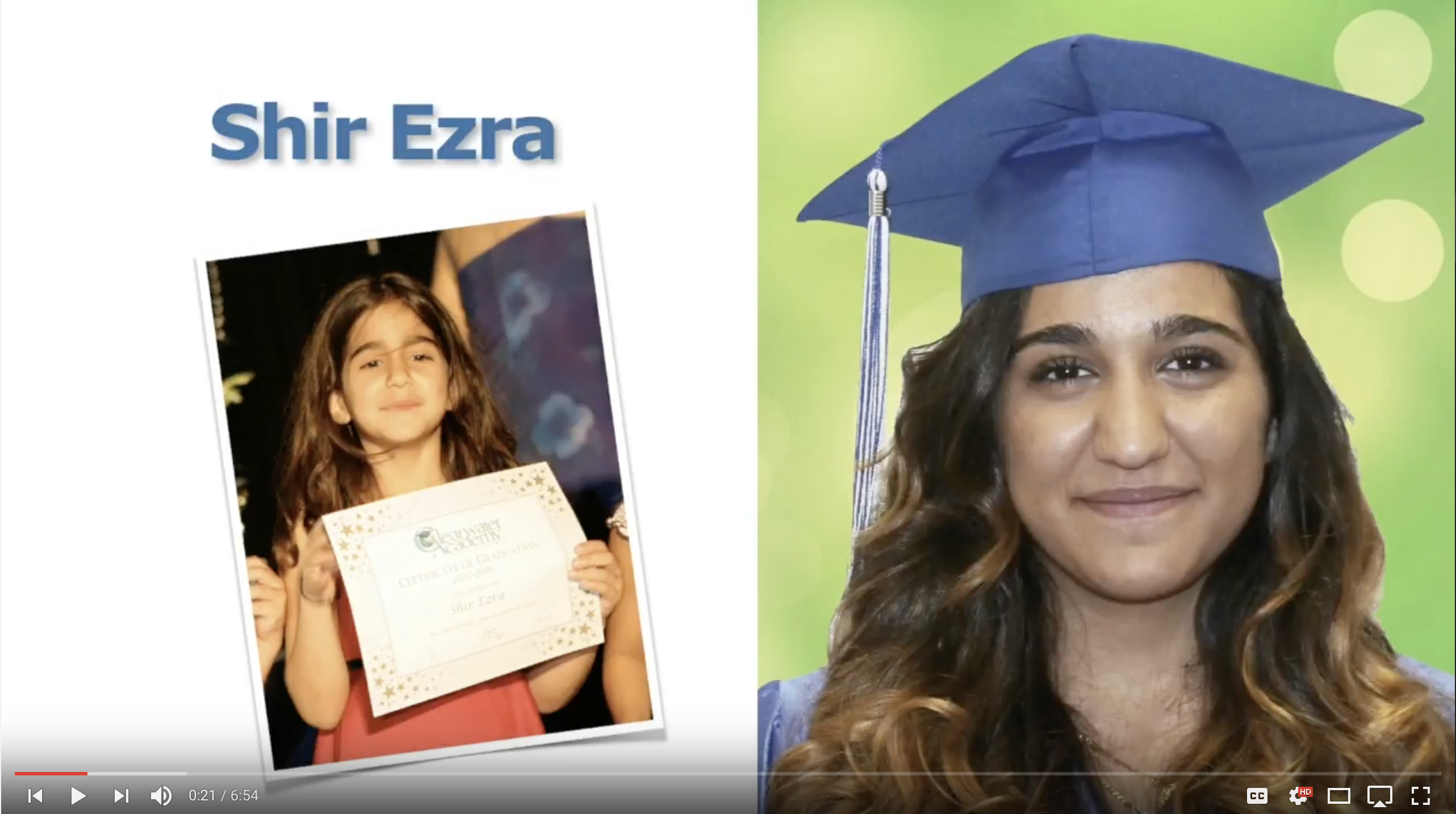 Shir Ezra - Class of 2017 - Clearwater Academy Int