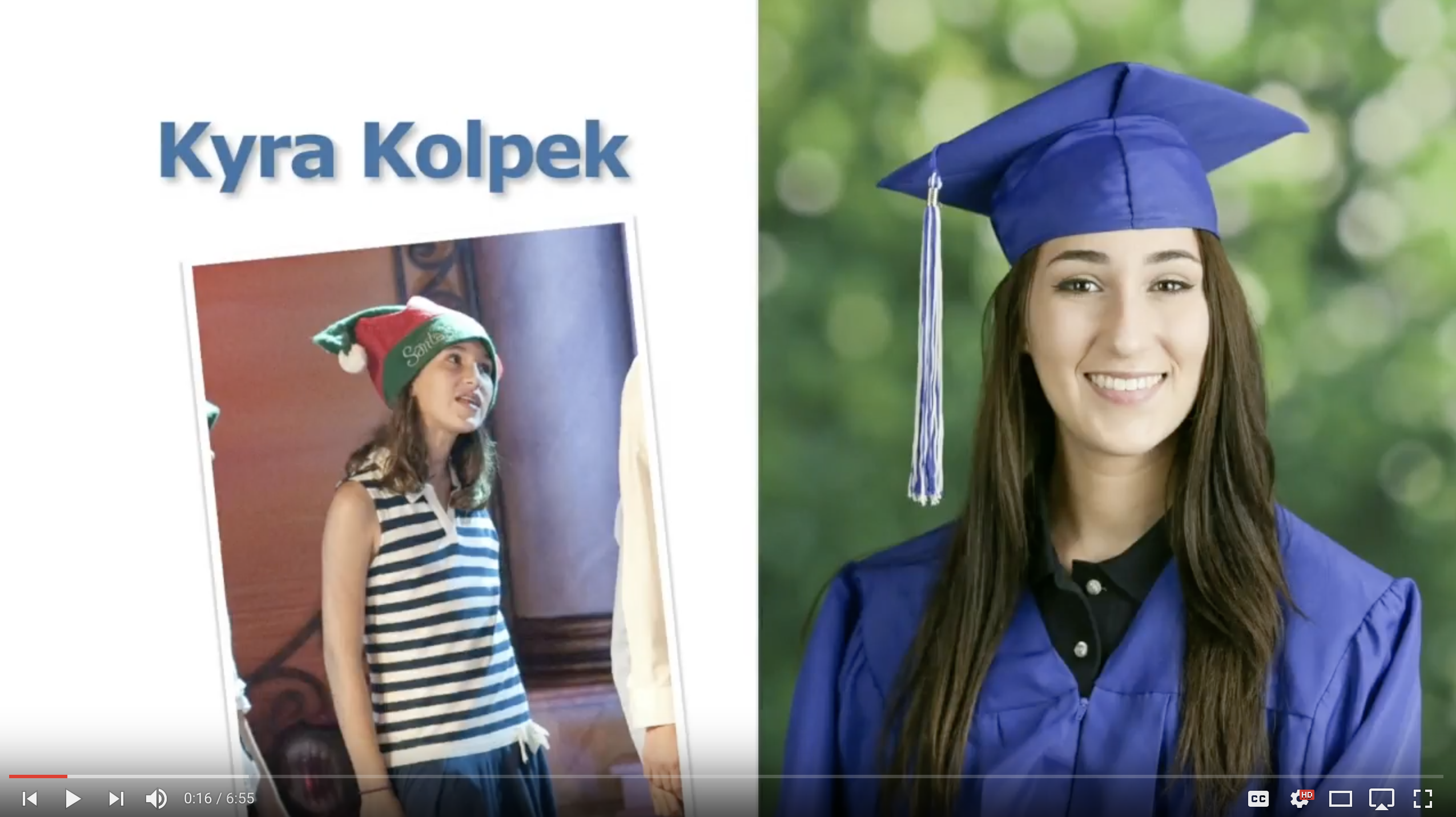 Kyra Kolpek - Class of 2017 - Clearwater Academy Int