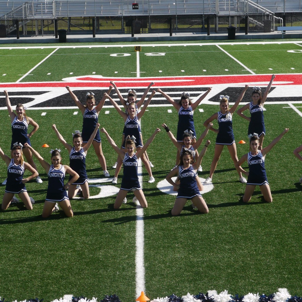 Clearwater Academy cheerleading performance